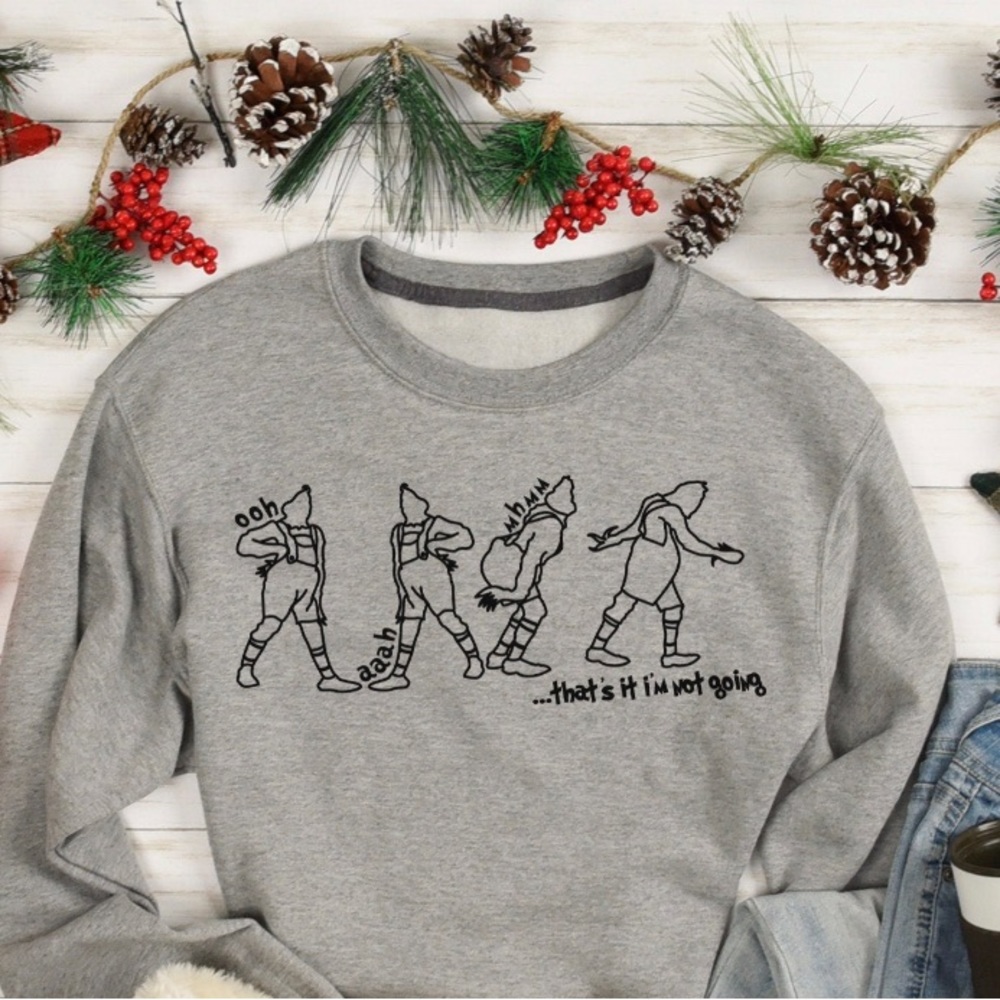 NWOT Grinch Christmas That’s It I’m Not Going Sweatshirt